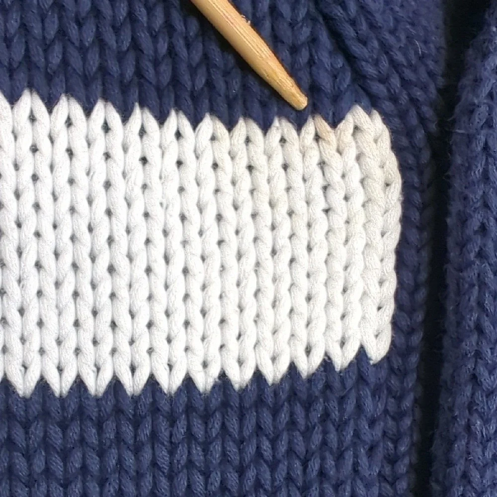 Polo Ralph Lauren Navy‎ Blue Cardigan Sweater Preppy Quiet Luxury Men's Medium